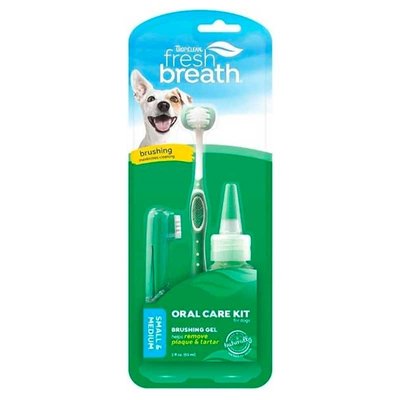 TropiClean Fresh Breath - Набір для догляду за ротовою порожниною собак малих порід, 59мл 5001282 фото