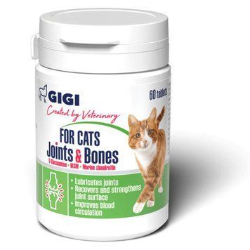 Вітамінний комплекс GiGi Cat Joints & Bones для підтримки здоров&rsquo;я суглобів котів. Замовляй зараз і піклуйся про рухливість свого улюбленця!