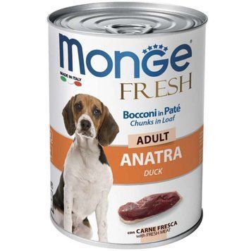 Monge Fresh Dog Duck Cans, 400г 70014564 фото