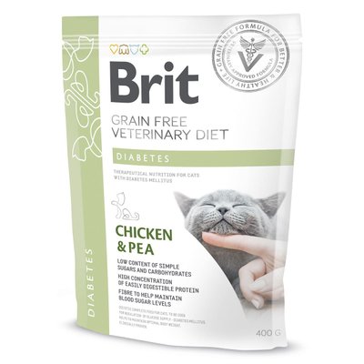 Brit VD Diabetes Cat, 0,4кг 170970/528530 фото
