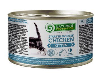 Nature's Protection Kitten Starter Mousse Chicken Cans, 200г KIK45515 фото