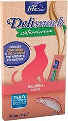 LifeCat Creamy Snack - Крем-снек з Лососем для котів по Штучно 50046 фото