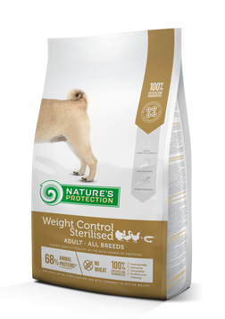 Nature's Protection Dog Weight Control Sterilised Adult All Breeds, 4кг NPS45660 фото