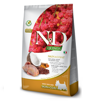 Farmina N&D Dog Grain Free Mini Skin & Coat Monoprotein Quail, 2,5кг 168047 фото