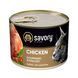 Savory Cat Sterilized Chicken Pate Cans, 200г 30754 фото 1