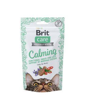Обирай ласощі Brit Care Cat Snack Calming 50 г &mdash; підтримка нервової системи котів!