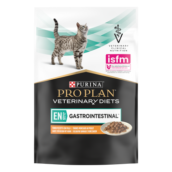 Purina Veterinary Diets EN - Gastrointestinal Feline Шматочки з Куркою для котів, 85г 93561 фото