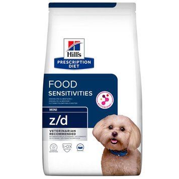 Hill's PD Canine Z/D Mini ActivBiome+ &mdash; для чувствительного пищеварения, 1 кг 607640 фото