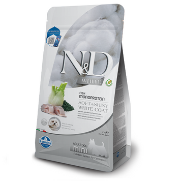 Farmina N&D Dog Grain Free Mini White Dog Sea bass and Fennel, 2кг 176431 фото