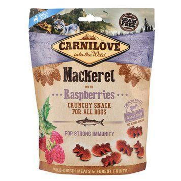Carnilove Dog Crunchy Snack зі Скумбрією та Малиною для собак, 200г 100409/8875 фото