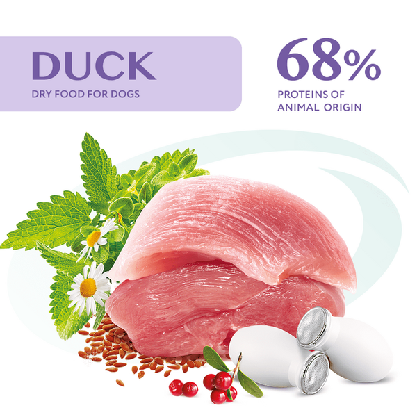 Optimeal Dog Adult Small with Duck, 1,5кг 36236 фото