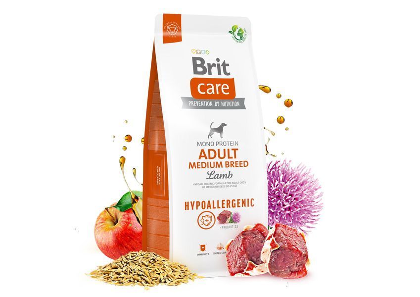 Brit Care Hypoallergenic Adult Medium Breed Lamb, 1кг 172214 фото