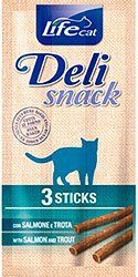 LifeCat Deli Snack Sticks палички з Лососем та Форелю для котів по Штучно 50006 фото