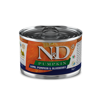 Farmina N&D Dog Mini Grain Free Lamb and Blueberry Cans, 140г 160588 фото