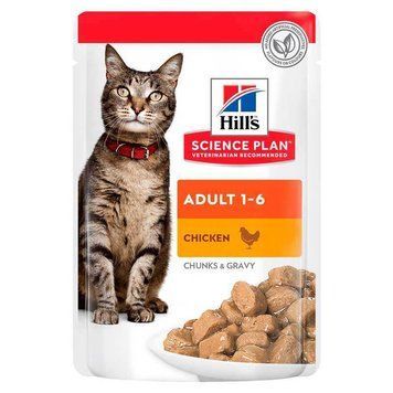 Hill's SP Feline Adult Chicken Pouches, 85г 604003 фото