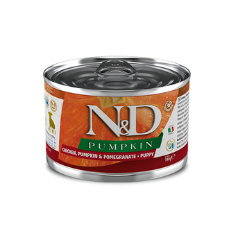 Farmina N&D Puppy Mini Grain Free Chicken and Pomegranate Cans, 140г 160585 фото