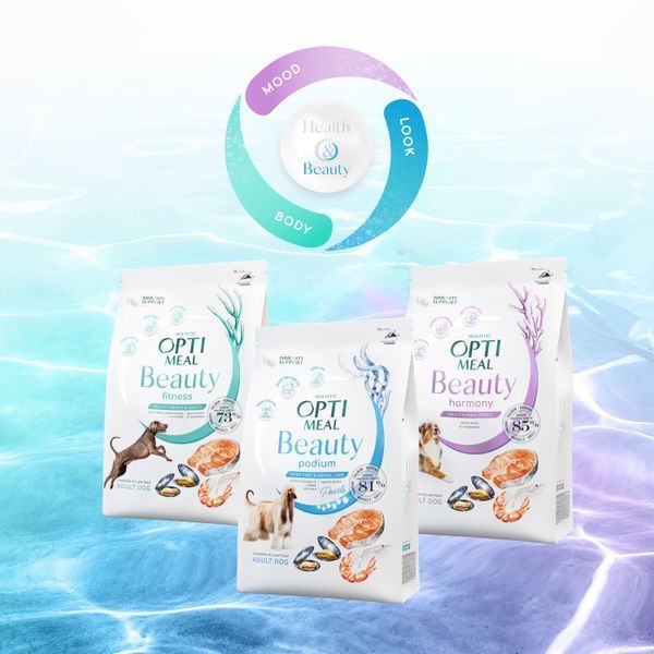 Optimeal Dog Beauty Fitness Healthy Weight & Joints, 1,5кг 36681 фото