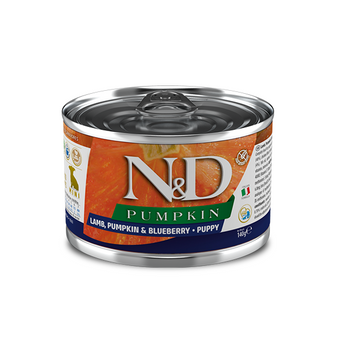 Farmina N&D Puppy Mini Grain Free Lamb and Blueberry Cans, 140г 160584 фото