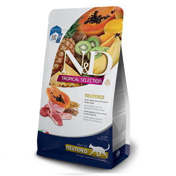 Farmina N&D Cat Low Grain Tropical Selection Neutered Lamb and Fruits на Вагу 177902_1 фото