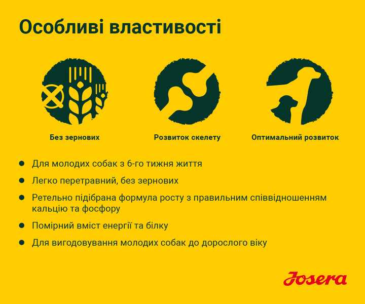 Josera Dog Grain Free YoungStar, 0,9кг 50006125 фото