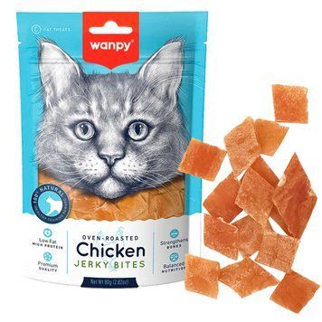 Wanpy Cat Snack Chicken Bites - шматочки в'яленої Курки для котів CA-09H фото