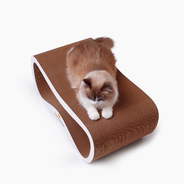 Say Meow Grace Max - Кігтеточка картонна для котів, розмір: 67*35*27см 4820290060043 фото
