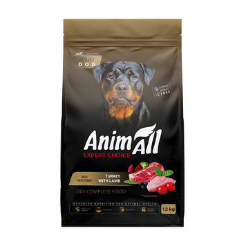 Купуй AnimAll Dog Large Breed Rich in Turkey and Lamb на вагу &mdash; смачне та збалансоване харчування з індичкою та ягням для собак великих порід!