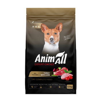 Купуй AnimAll Dog Medium Breed Rich in Turkey and Lamb на вагу &mdash; смачне та збалансоване харчування з індичкою та ягням для собак середніх порід!