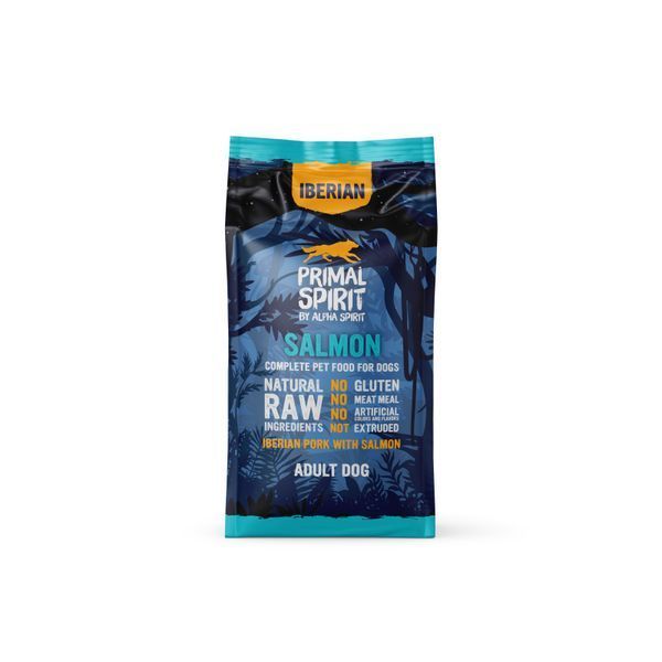 Замовляй сухий корм Primal Spirit Dog Iberian Salmon 1 кг &mdash; смачний та корисний раціон для улюбленця!