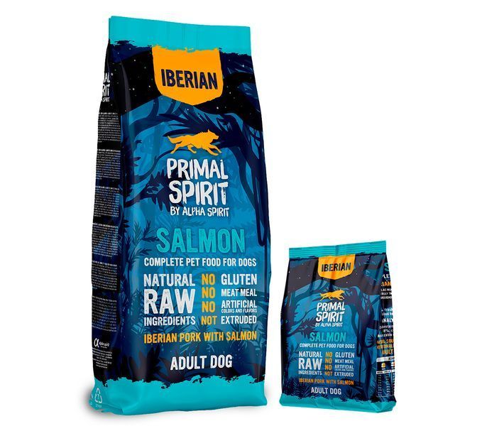 Обирай сухий корм Primal Spirit Dog Iberian Salmon 1 кг &mdash; натуральний вибір для здоров&rsquo;я собак!