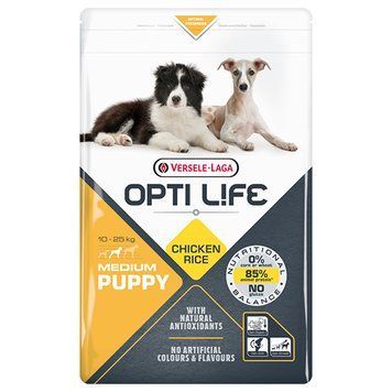 Opti Life Puppy Medium Chicken & Rice, 2,5кг 311530 фото