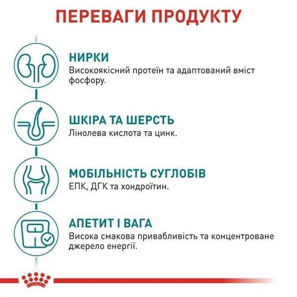 Харчова цінність та інгредієнти Royal Canin Sterilised 11+: протеїни, жири, вітаміни. Обирайте перевірену якість для здоров'я нирок.