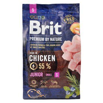 Brit Premium Dog Junior S, 3кг 170807/6260 фото