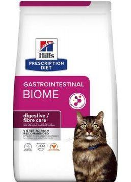 Hill's PD Feline GiBiome &mdash; быстрое действие при диарее, развитие полезных бактерий, 1,5 кг 607650 фото