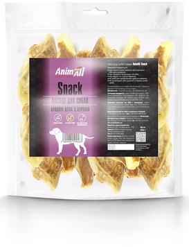AnimAll Dog Snack Кролячі вуха з м'ясом Качки для собак на Вагу 178724_1 фото