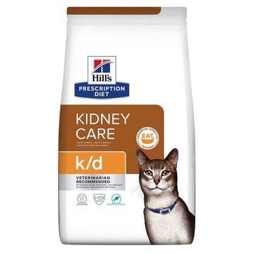 Hill's PD Feline K/D ActivBiome+ Salmon - Захворювання нирок, ниркова недостатність, 0,4кг 609898 фото
