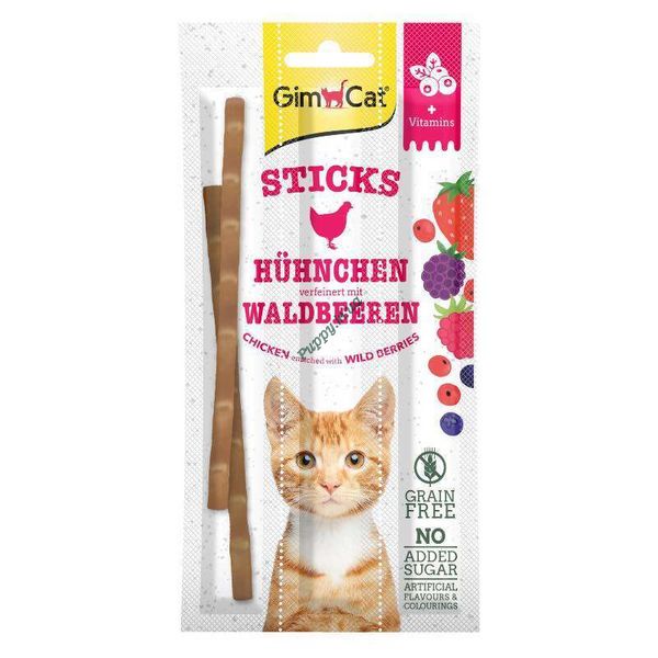 GimCat Superfood Duo-Sticks - Палички з Куркою та Лісовими Ягодами G-420967/420578 фото