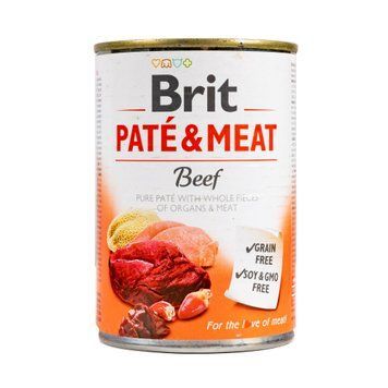 Brit Care Dog Pate & Meat Beef Cans, 400г 100858/100072/0274 фото