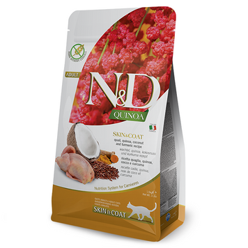 Farmina N&D Cat Grain Free Skin & Coat Quinoa, Quail and Coconut 168044 фото