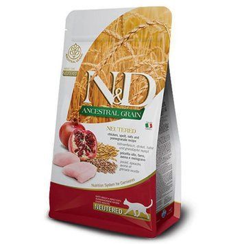Farmina N&D Cat Low Grain Neutered Chicken, Pomegranate на Вагу 156440_1 фото