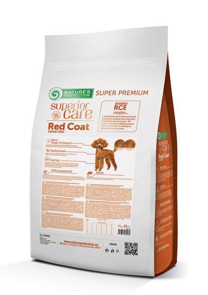 Nature's Protection Superior Care Red Coat Grain Free Junior Mini Breeds, 1,5 кг NPSC47228 фото