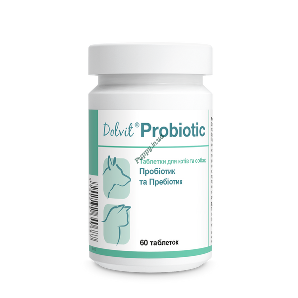 Вітаміни Dolfos Dolvit Probiotic - Пробіотік для собак та котів по Штучно 4005-60_1 фото